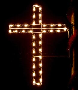 4' Cross Pole Mount Holiday Light Display