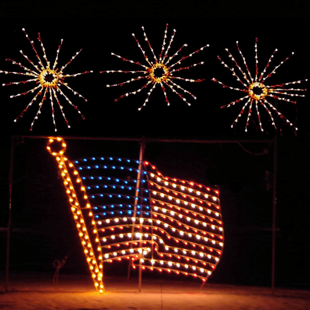 Patriotic Light Displays